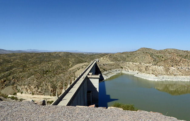 Top of Elephant Butte Dam